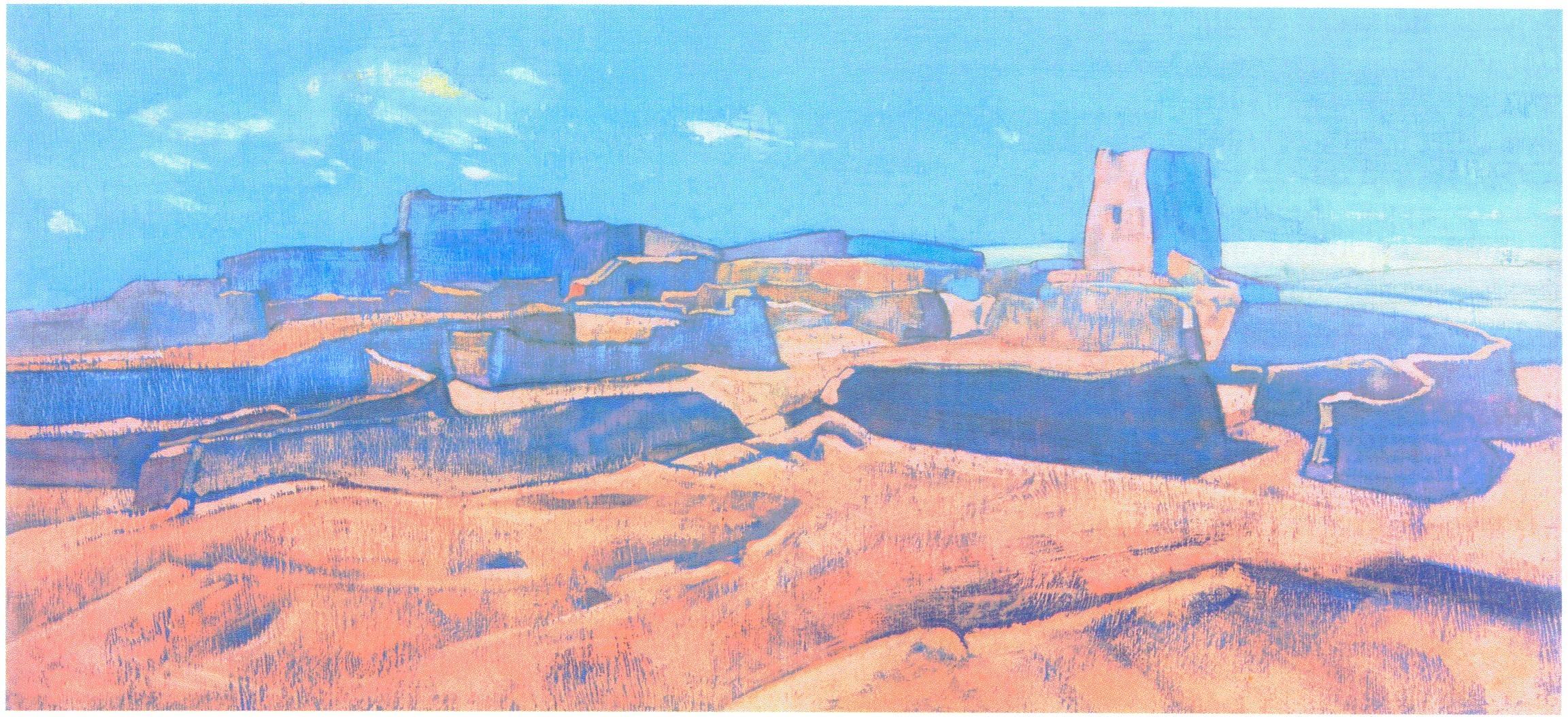 Н.К.Рерих. Город Джа-ламы. Монголия 1927-1928